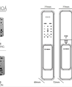 KHOÁ THÔNG MINH BOSCH EL 600F EU BLACK/GRAY/GOLD